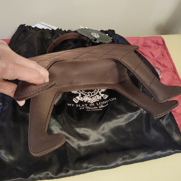 Vintage My Flat On London Jack Russell bag - Picture 5 of 5